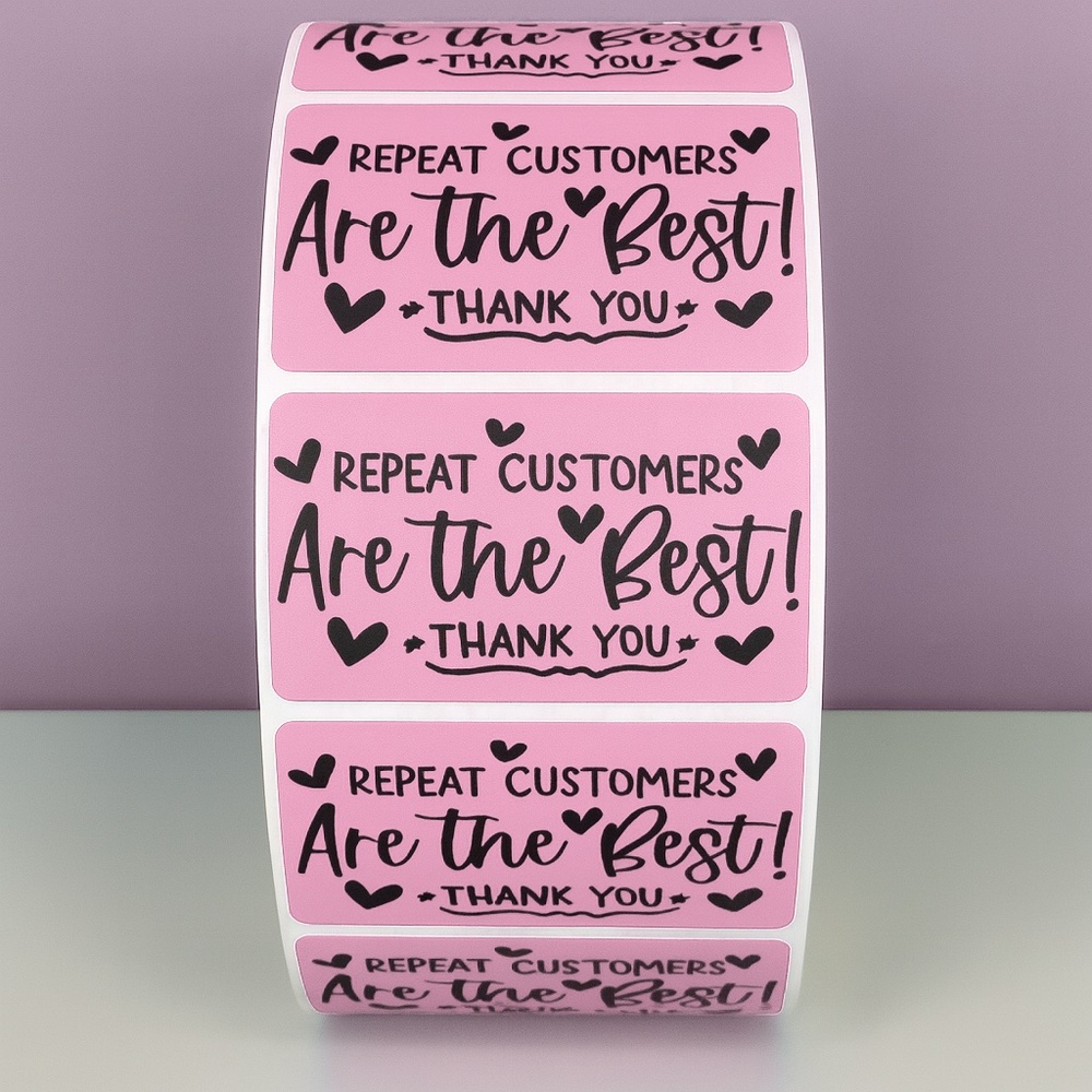 Repeat Customers Are the Best Stickers – Thank You Labels for Small Business - Picture 2 of 11